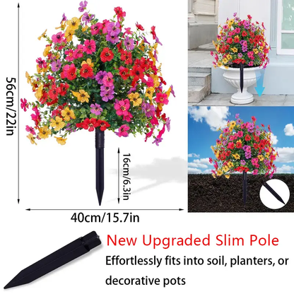 UP TO 49% OFF Artificial Violet for Outdoor Indoor Garden Home Decoration✨