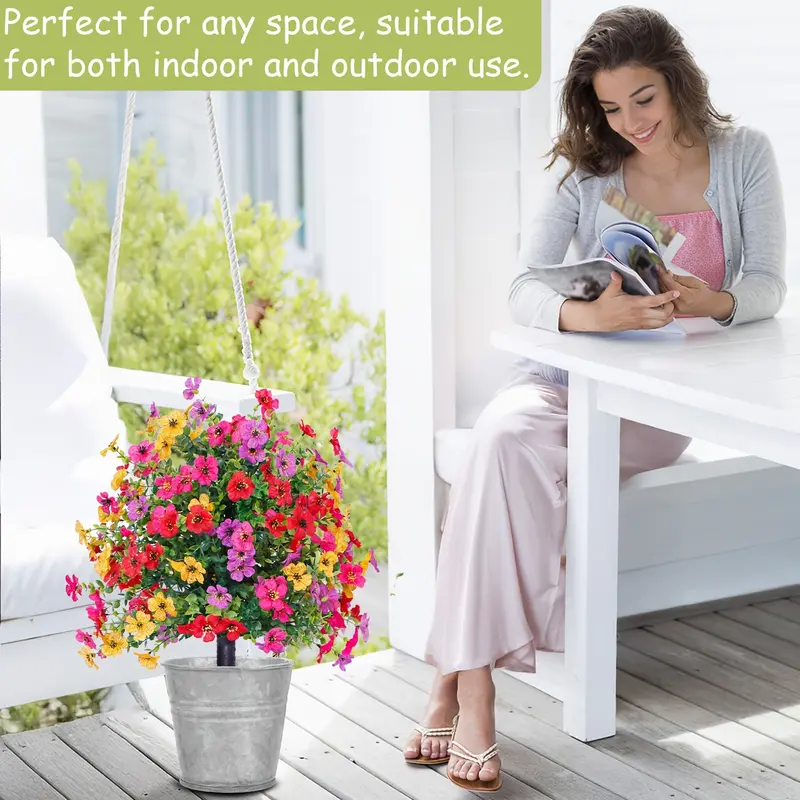 UP TO 49% OFF Artificial Violet for Outdoor Indoor Garden Home Decoration✨