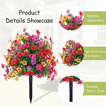 UP TO 49% OFF Artificial Violet for Outdoor Indoor Garden Home Decoration✨