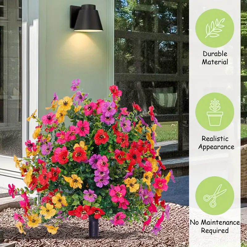 UP TO 49% OFF Artificial Violet for Outdoor Indoor Garden Home Decoration✨