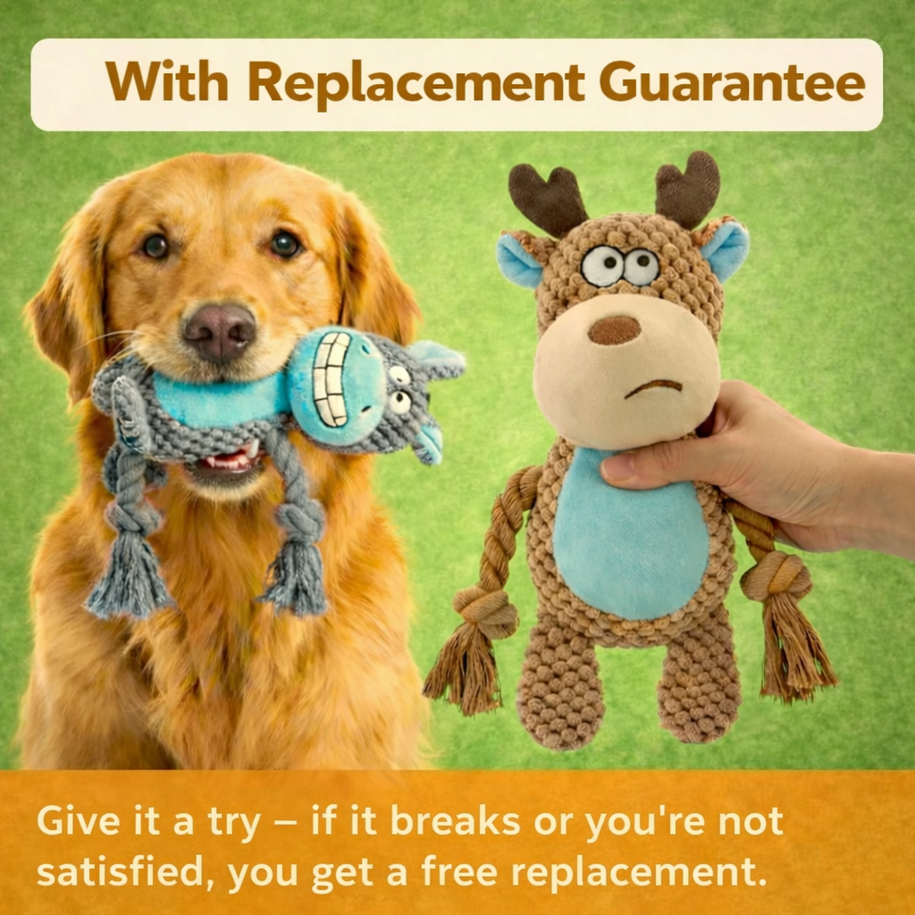 Plush toys – developed with the 5-fold activity system.