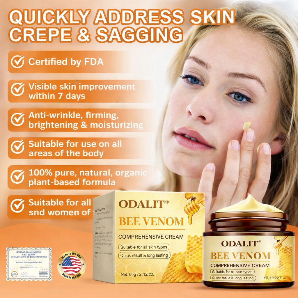 Made and Shipped from USA ✨ ODALIT™ Bee venom Comprehensive Cream 🔥 LAST DAY 80% OFF 💎💎