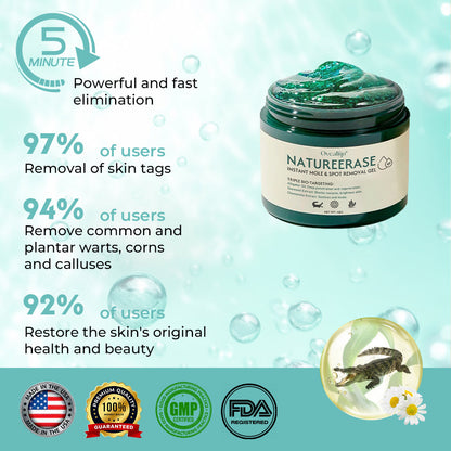 ✅ Official Store: Oveallgo® NatureErase Instant Alligator Oil Mole & Spot Removal Plus Gel